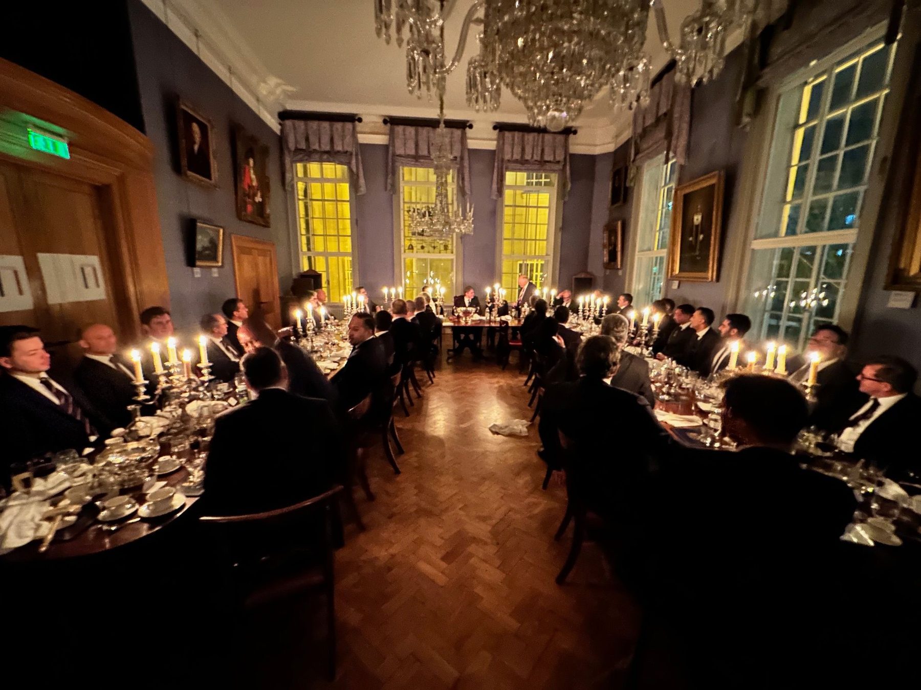 The Livery Hall during a Lodge dinner